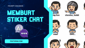membuat stiker chat dengan AI