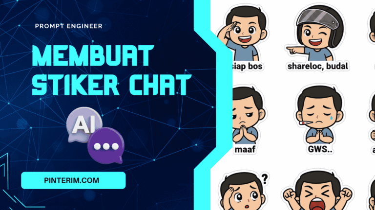 membuat stiker chat dengan AI